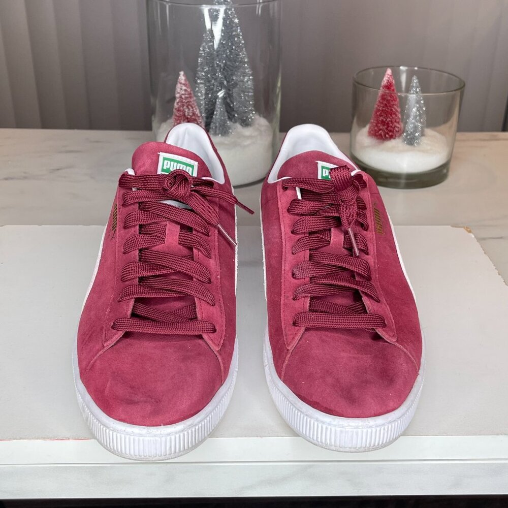 Puma Suede Classic - Burgundy/White - Picture 4 of 4
